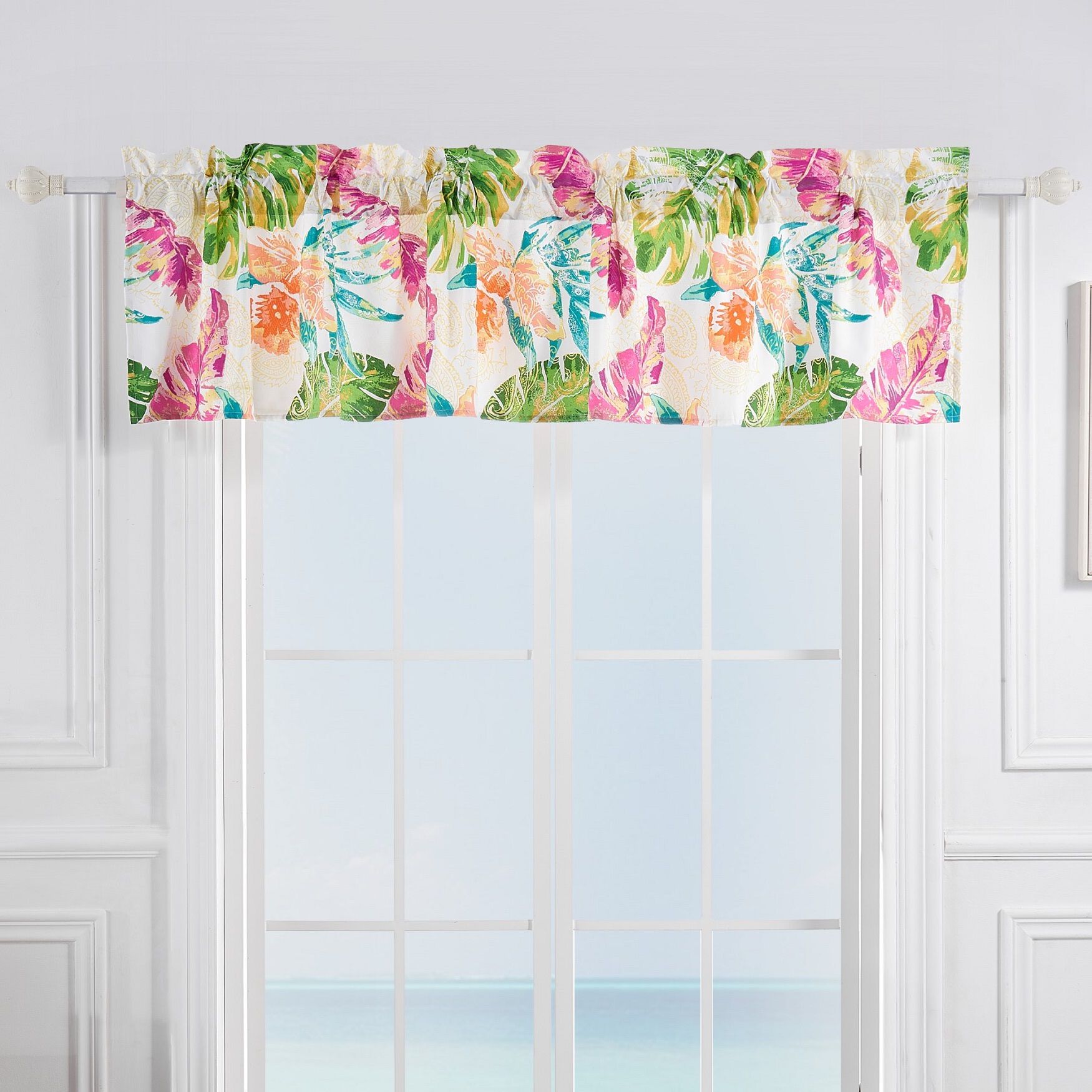 Tropics Window Valance Curtains, , alternate image number 4