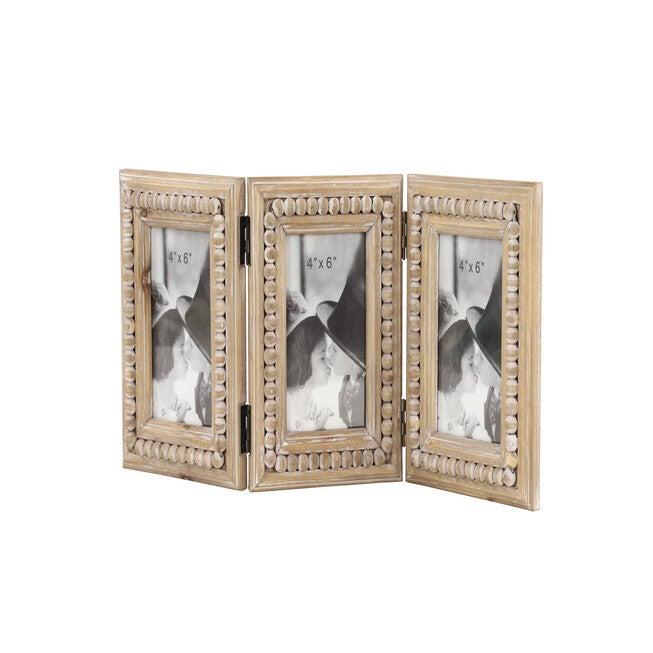 Brown Wood Natural Photo Frame Photo Frame, BROWN, hi-res image number null