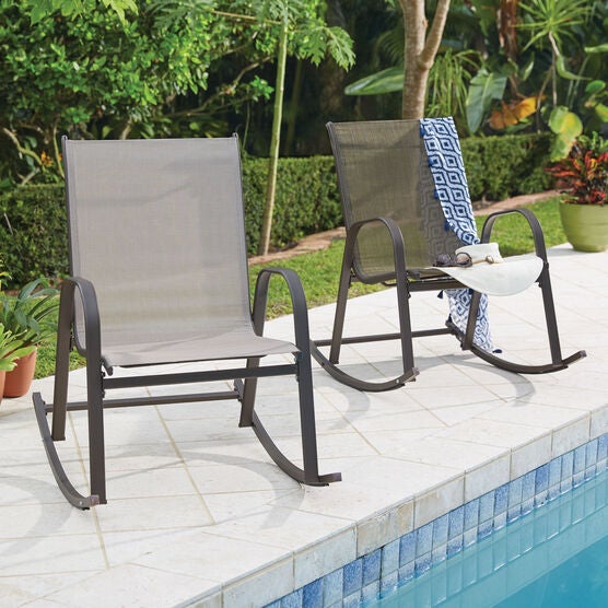 Extra Wide Outdoor Rocker Chairs Brylane Home Extra Wide Outdoor Rocker