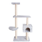 Gleepet 57" Real Wood Cat Tree With Condo And Perch, , alternate image number 6