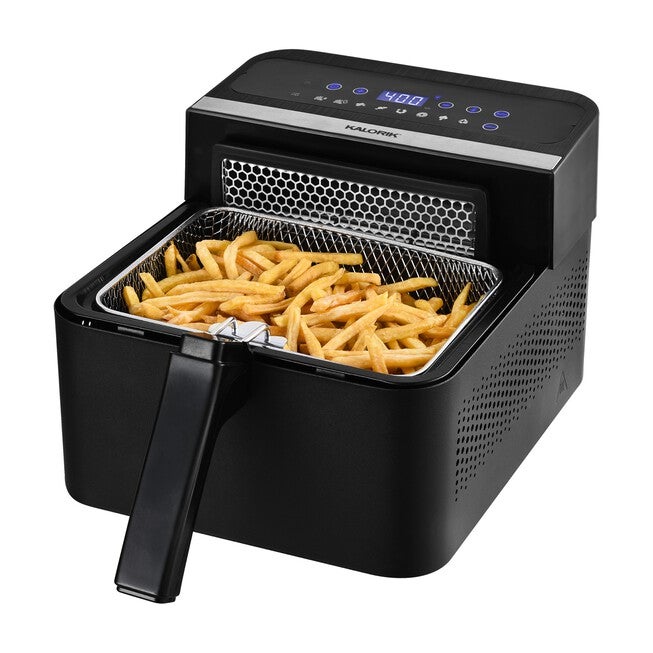 Kalorik® 2-in-1 Digital Air and Deep Fryer, BLACK, hi-res image number 0