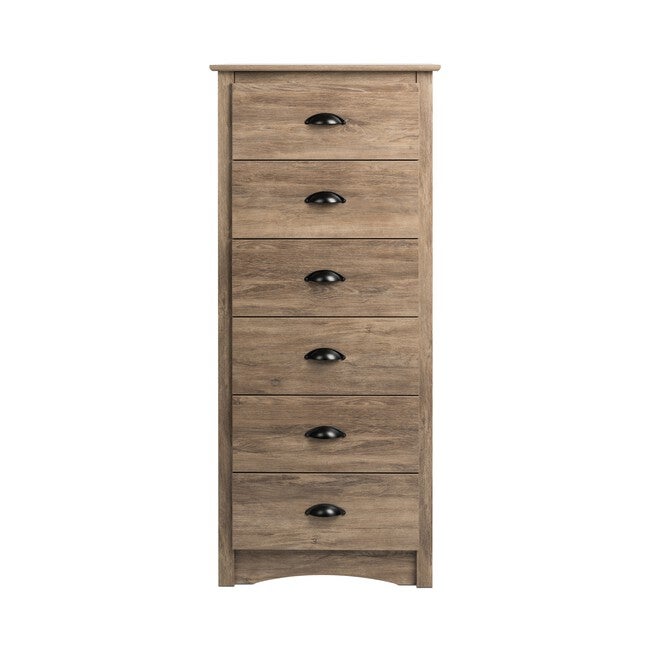Salt Spring Tall 6-Drawer Chest in Drifted Gray, , on-hover image number null