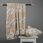 SNOW LEOPARD FAUX FUR THROW, , on-hover image number 1