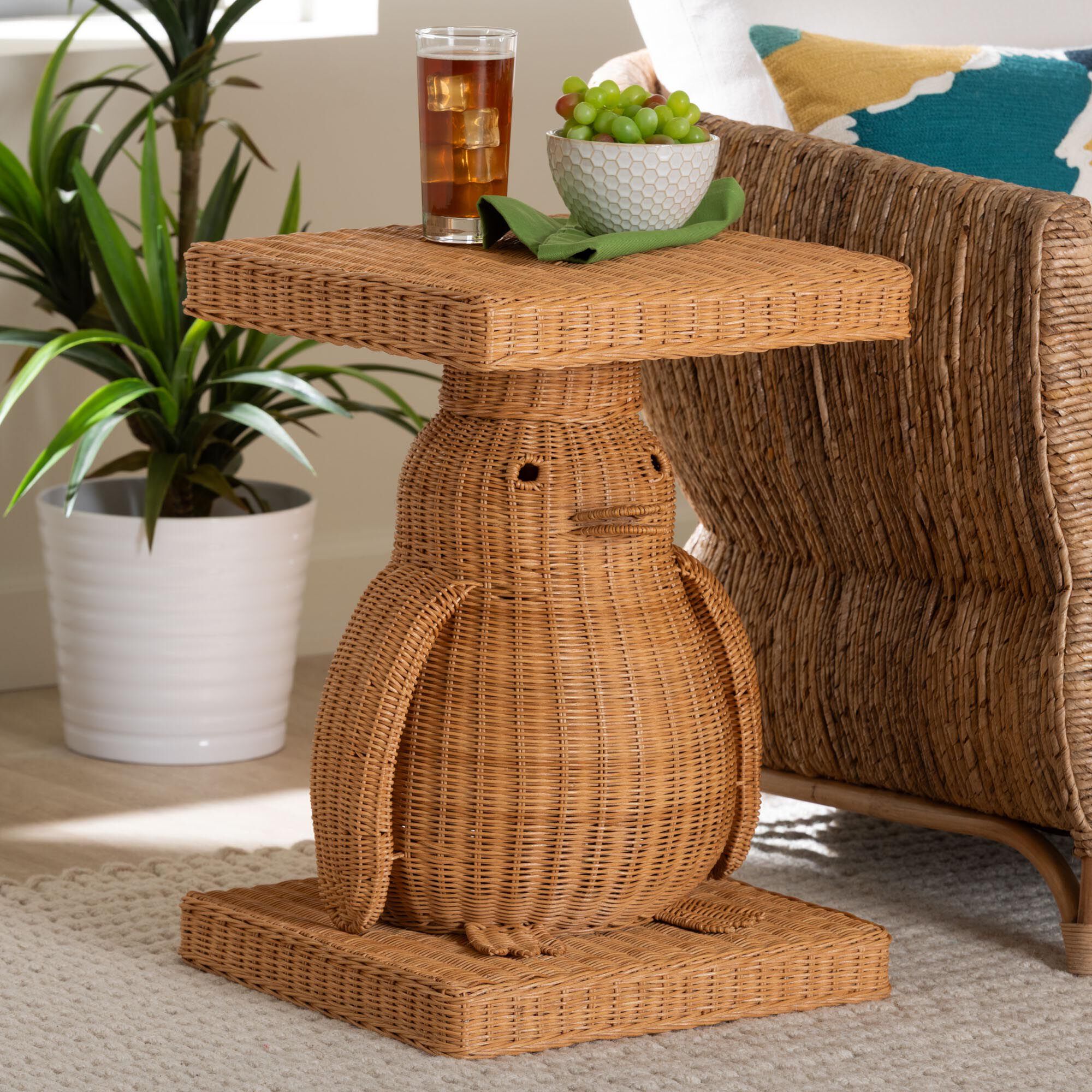 Pembroke Penguin End Table, HONEY, hi-res image number 0
