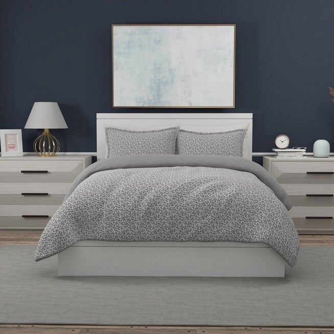 Portico Bennet Slub 3 Piece Comforter Set Comforter Set, , alternate image number null