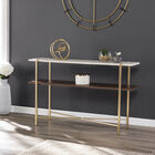 Ardmillan Faux Marble Console Table w/ Storage, MULTI, hi-res image number 0