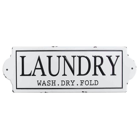 Laundry Wall Decor, WHITE, hi-res image number null