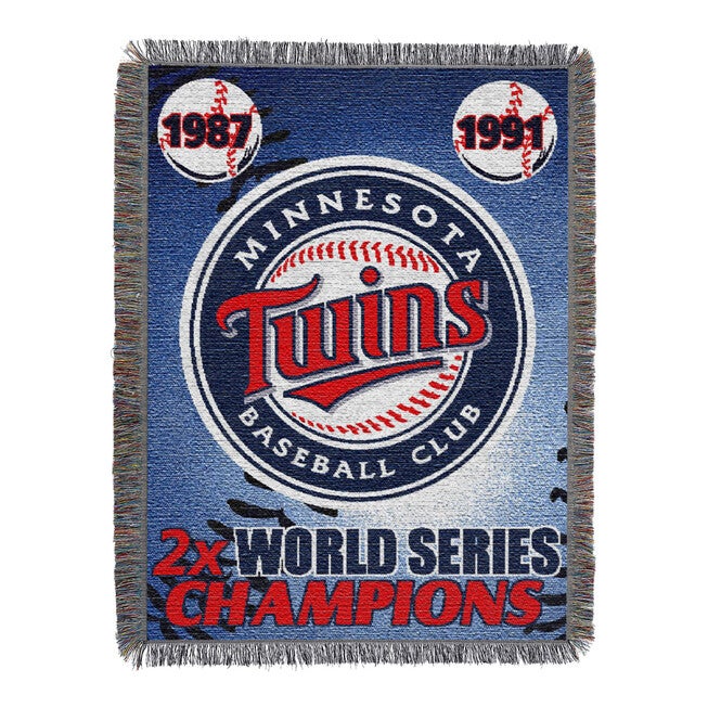 Twins Commemorative Series Throw, MULTI, hi-res image number 0