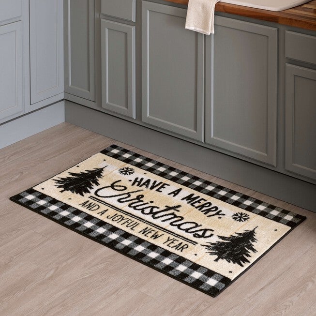 Merry & Joyful Kitchen Rug, , alternate image number null