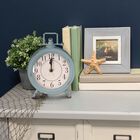 Dorothy Vintage Blue Metal Table Clock, , alternate image number null