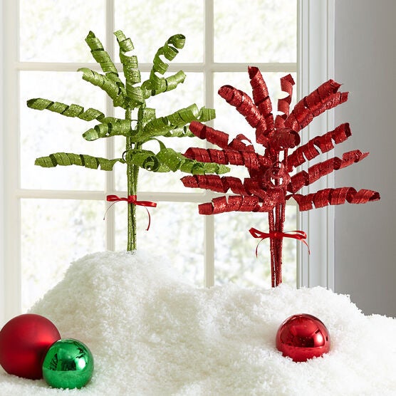 Curly Tree Picks Set Of 5 Christmas Brylane Home