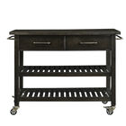 Havelock Modern Farmhouse Rolling Kitchen Island, , alternate image number null