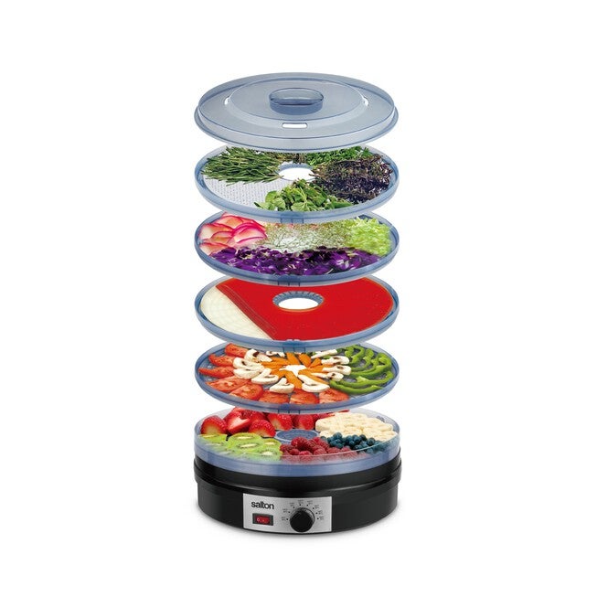 Food Dehydrator - Black, BLACK, hi-res image number 0