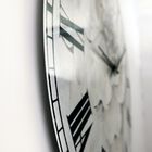 Indigold Grey Peonies I Traditional Wall Clock, , alternate image number null