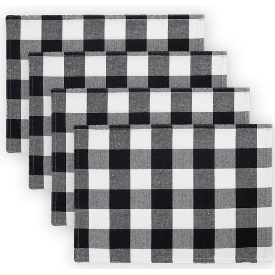 BUFFALO CHECK Placemat, BLACK, hi-res image number null