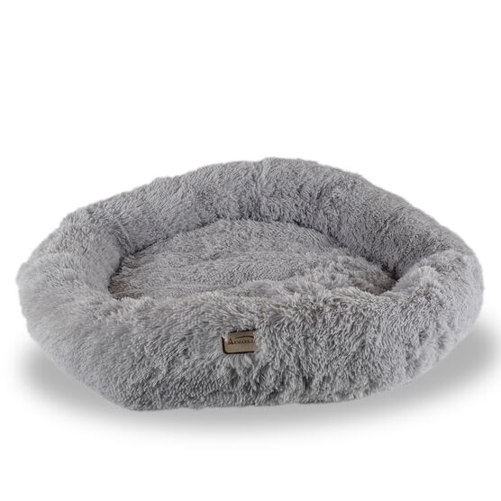 Armarkat Extra Large, Fluffy Gray Round Cat Bed - C71Nhs Cat Bed, SILVER GRAY, hi-res image number null