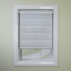 Cordless Zebra Slimline Privacy Window Shade Window, EGGSHELL, hi-res image number null