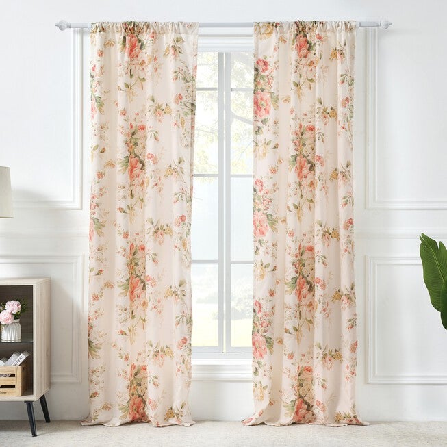 Greenland Home Fashions™ Grace Window Curtain Panels, Set of 2, BUTTERCUP, alternate image number 1