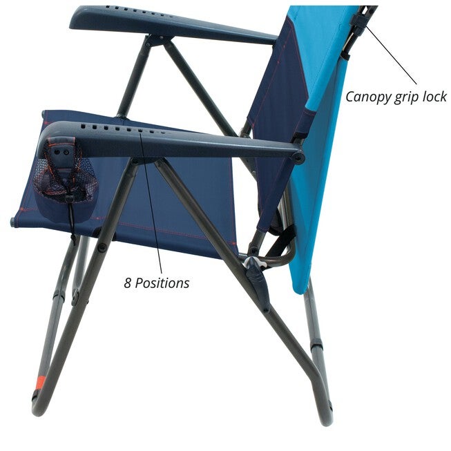 RIO Gear Broadback XXL Directors Chair - Blue Sky/Navy, , on-hover image number 1