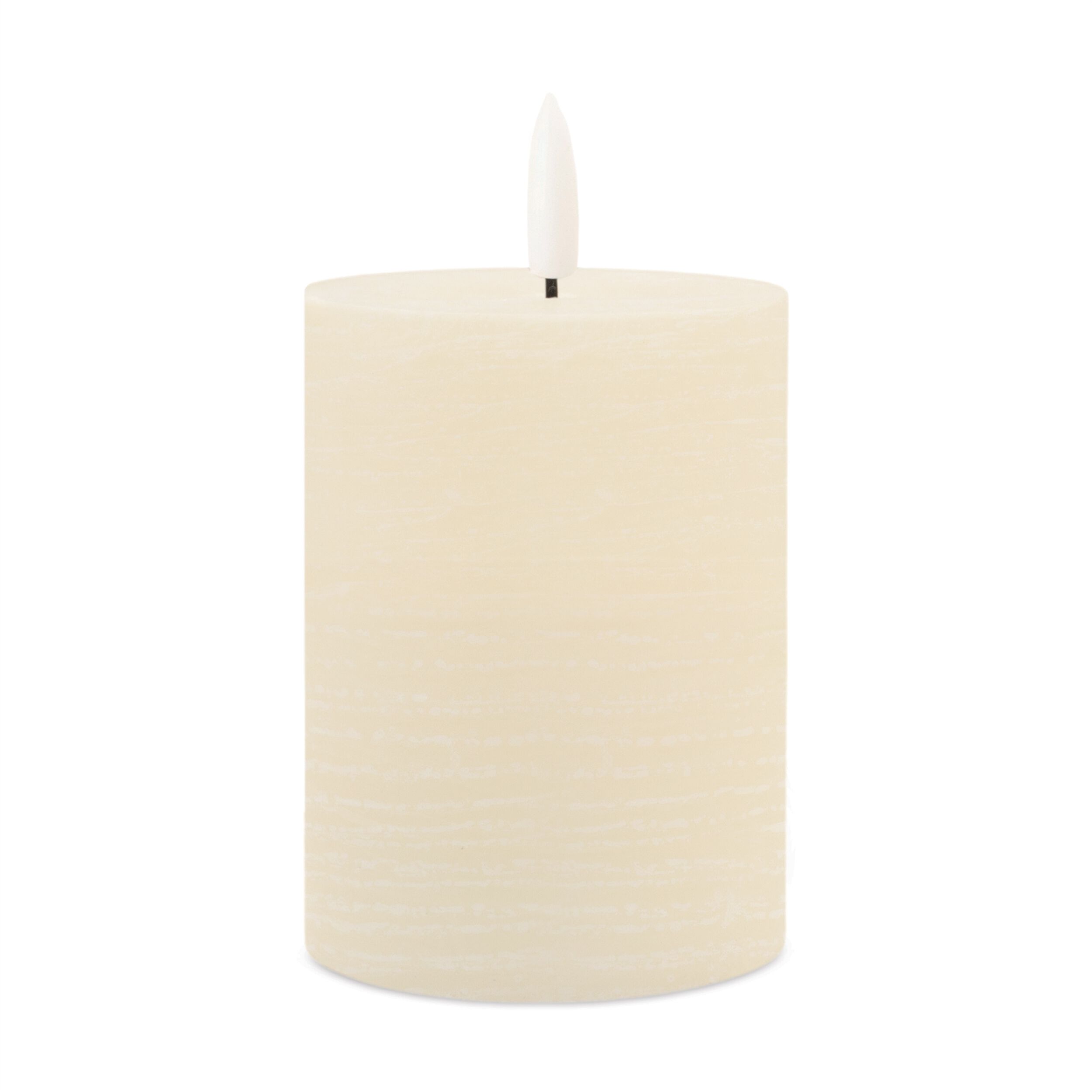 FIA Wick Ivory Pillar Candle Set of 2, BEIGE, hi-res image number 0