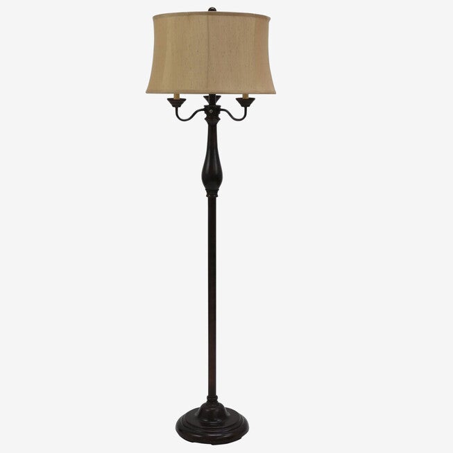 Abigail Candle Floor Lamp, BRONZE, hi-res image number null