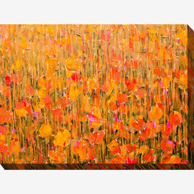 Summer Rain Wall Art, ORANGE, hi-res image number null
