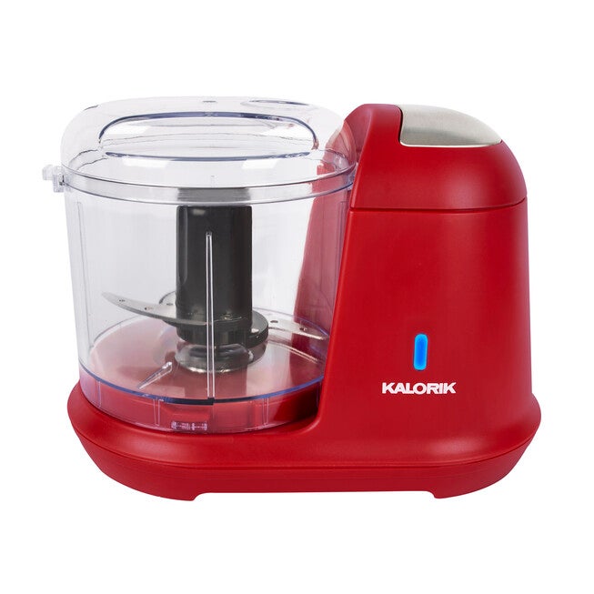 Kalorik 1.5 Cup Cordless Electric Food Chopper, Red, , on-hover image number 1
