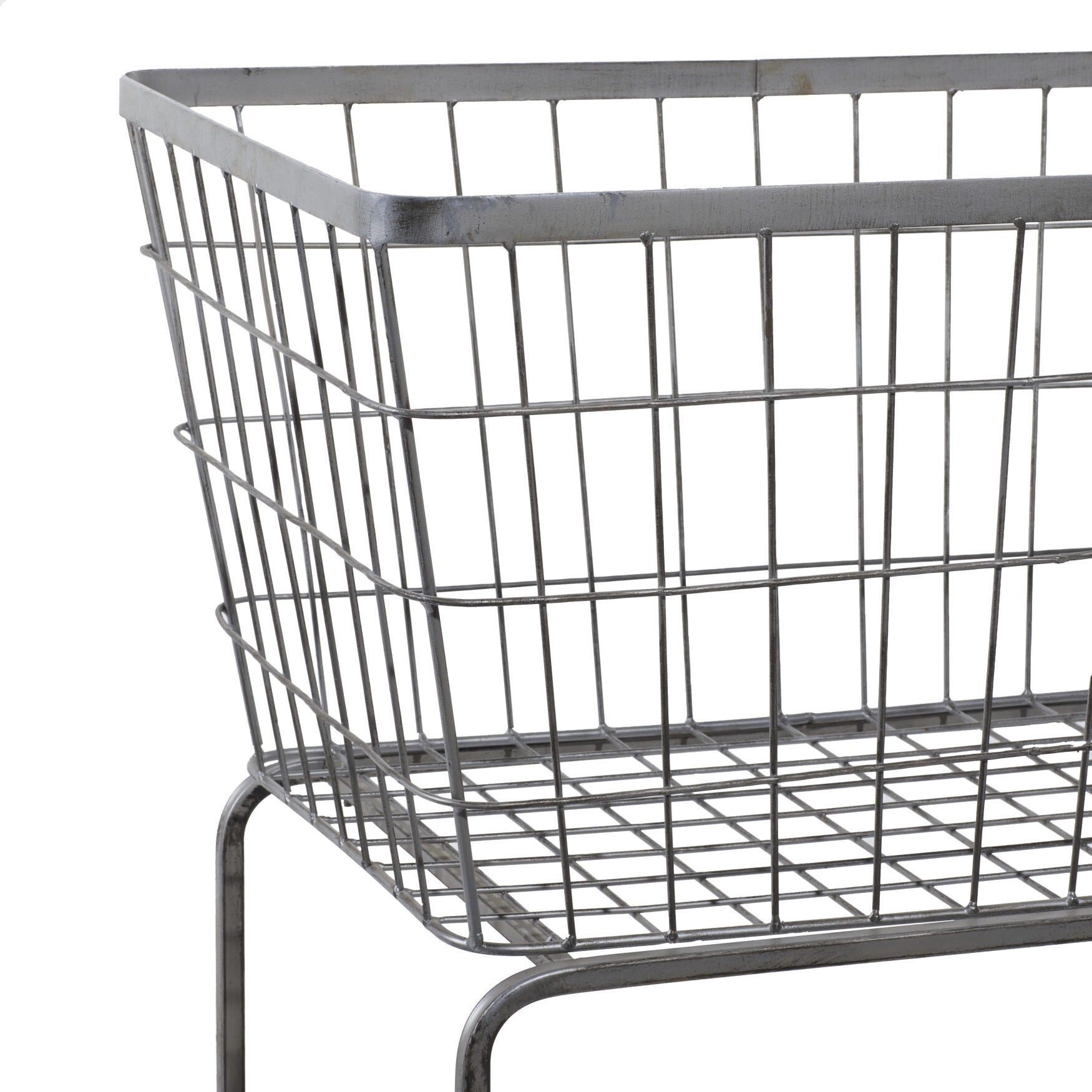 Grey Industrial Metal Storage Cart Storage Cart, , alternate image number 5