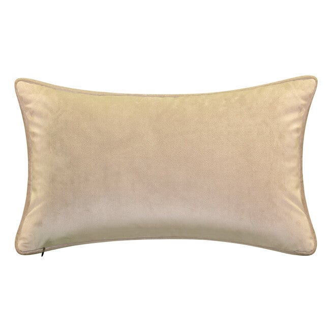 Edie@Home Velvet Patchwork Embroidered Lumbar Decorative Pillow Dec Pillow, , on-hover image number 1