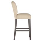 Velvet Camelback Barstool, , alternate image number null