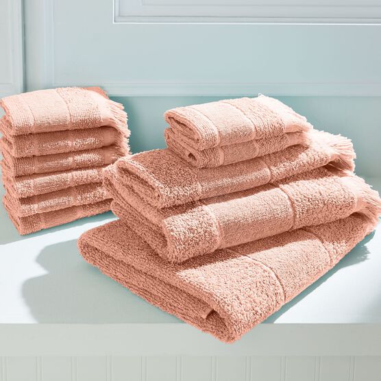 Antimicrobial Jolie 4-Pc. Towel Set, ROSE Antimicrobial Jolie 4-Pc. Towel Set, ROSE