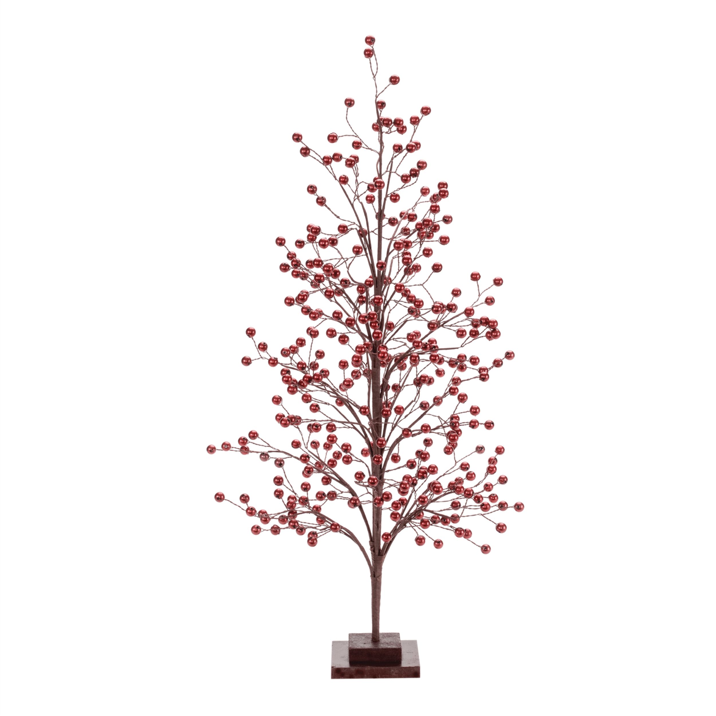 Berry Twig Tree (Set of 2), RED BROWN, alternate image number 2