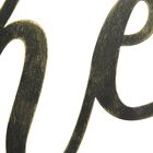 Black "Gather" Script Wall Decor, , alternate image number null