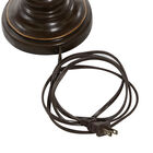 Set Of 3 Brown Polystone Traditional Floor Lamp, , alternate image number null