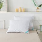 300 Thread Count Cotton White Duck Down Pillow Bed Pillow, WHITE, hi-res image number 0