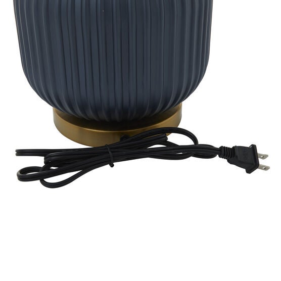 Blue Transitional Table Lamp, , alternate image number null