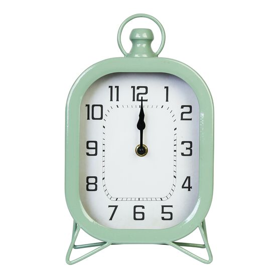 Reid Table Top Clock, GREEN, hi-res image number null