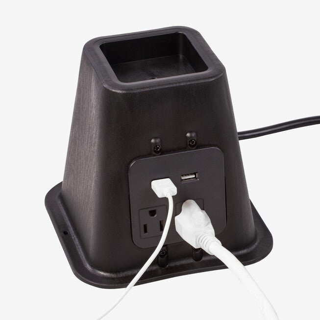 Set of 4 Bed Risers with Power Outlets & USB Ports, , alternate image number null