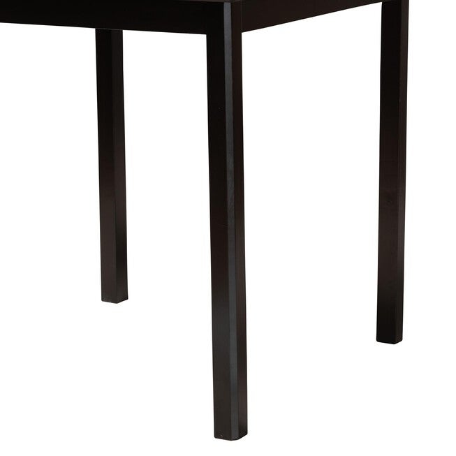 Lenoir Modern Espresso Brown Finished Wood Counter Height Pub Table, , alternate image number null