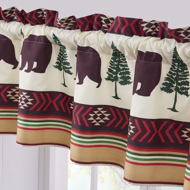 Yosemite Campfire Window Valance, , on-hover image number null