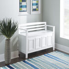 Laredo Storage Bench, WHITE, hi-res image number null