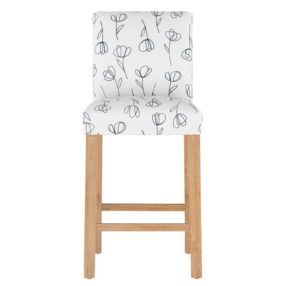 Contoured Tulips Barstool, , on-hover image number null