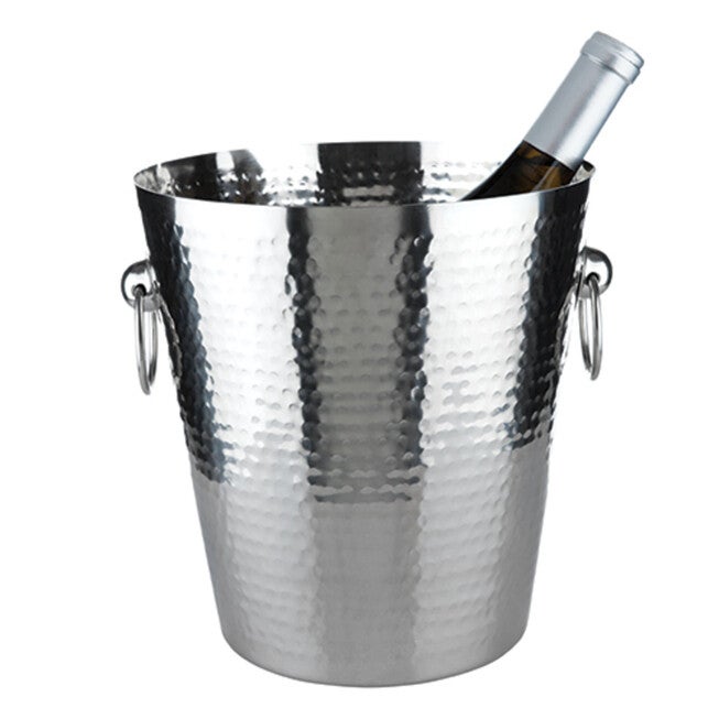 Hammered Ice Bucket, METALLIC, hi-res image number null