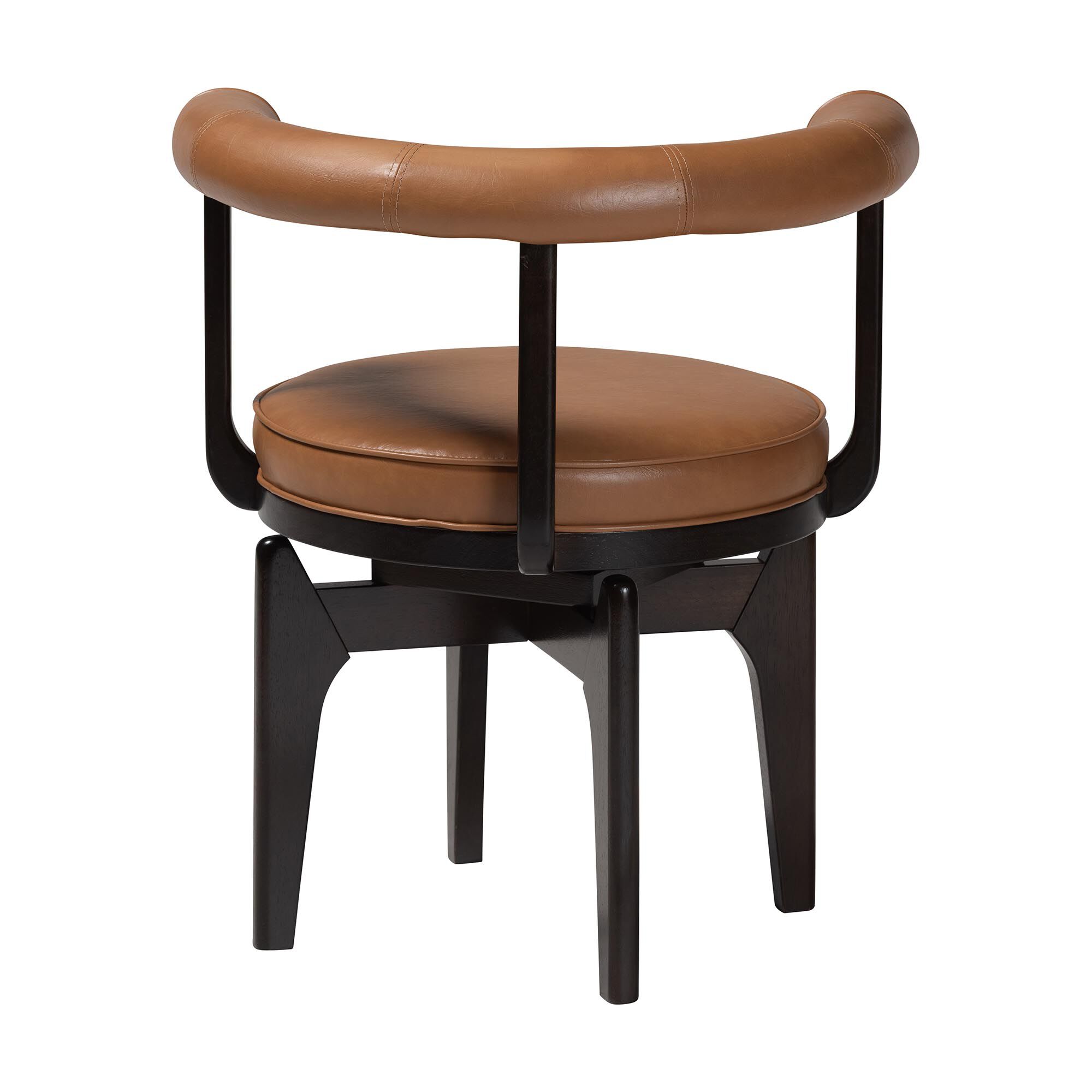 Delacruz Swivel Dining Chair, TAN, alternate image number 4