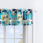 Wave Rider Window Valance, BLUE, hi-res image number null