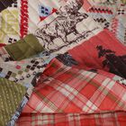 Rustic Lodge Quilted Throw Blanket, , alternate image number null