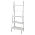 5-Shelf Ladder Bookcase-White, , alternate image number 2