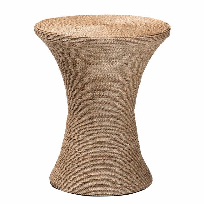Cady Japandi Natural Seagrass Side Table, NATURAL BROWN, alternate image number 1