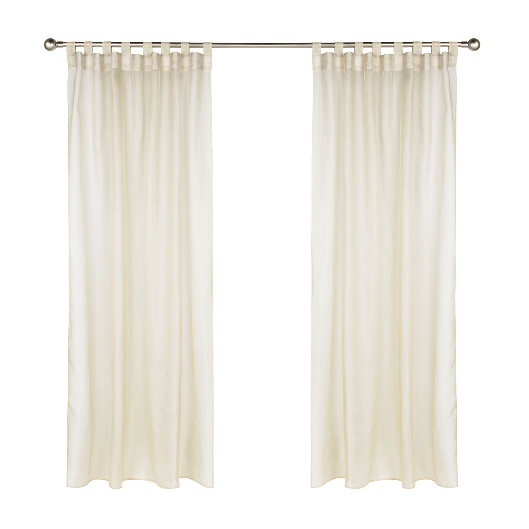 Escape Sheer Hook & Loop Outdoor Curtain Panel, , on-hover image number 1