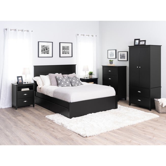 Yaletown 2-Drawer Tall Nightstand, , alternate image number null